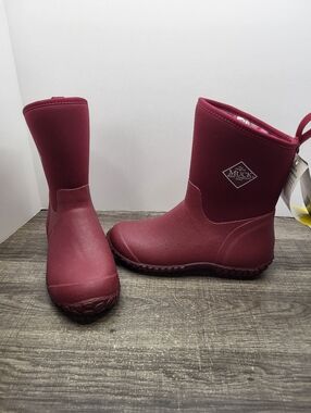 Muck Boot Company Women's Size 5 Muckster II Mid Waterproof Boot Red New